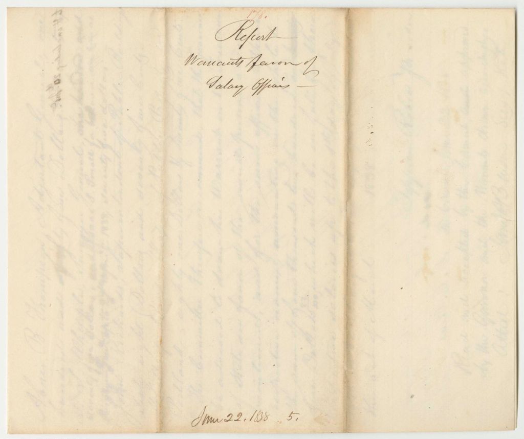 Miniature of Report 178: Warrant for Salaries