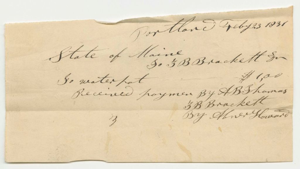 Miniature of Report on the Account of Roscoe G. Greene, Secretary of State, for Stationary, Etc.2.3