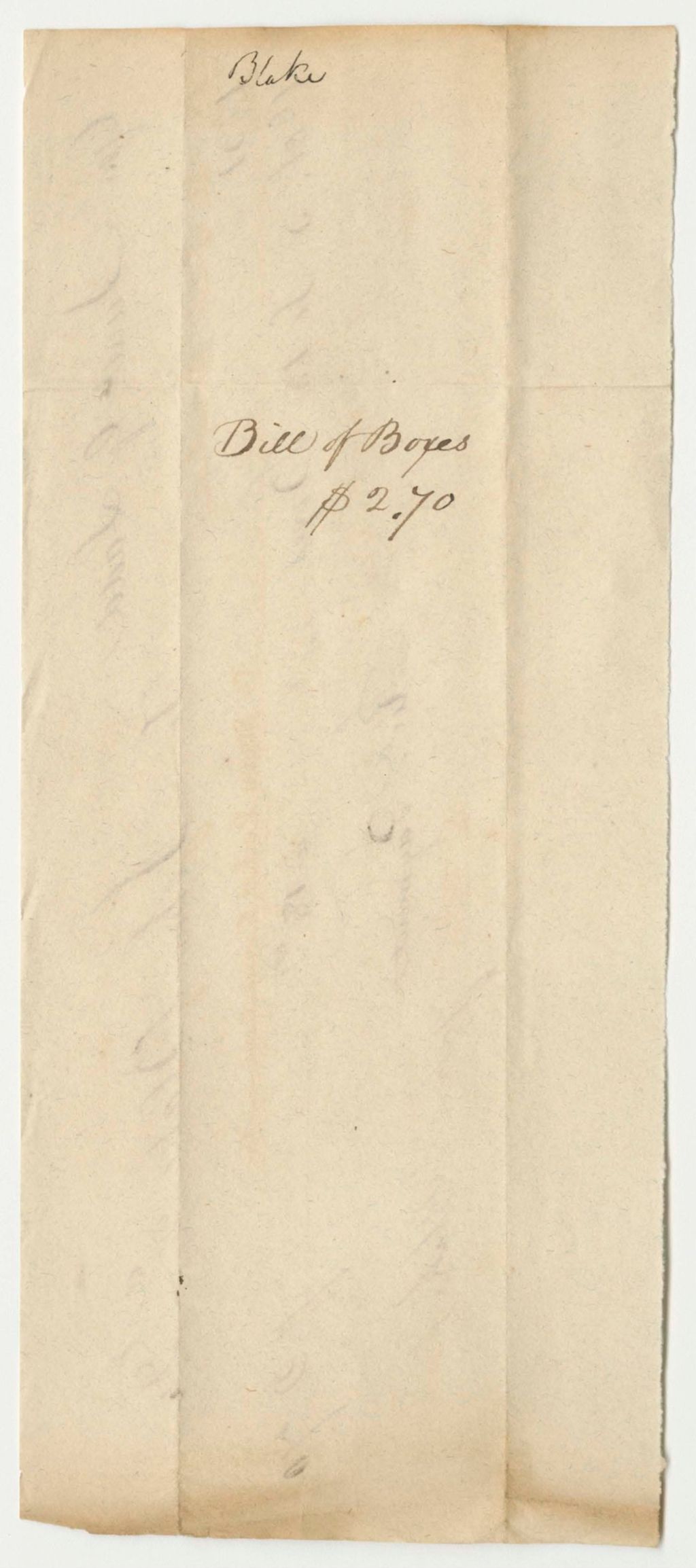 Miniature of Warrant in Favor of Samuel G. Ladd, for Expenses of the State Arsenal.15