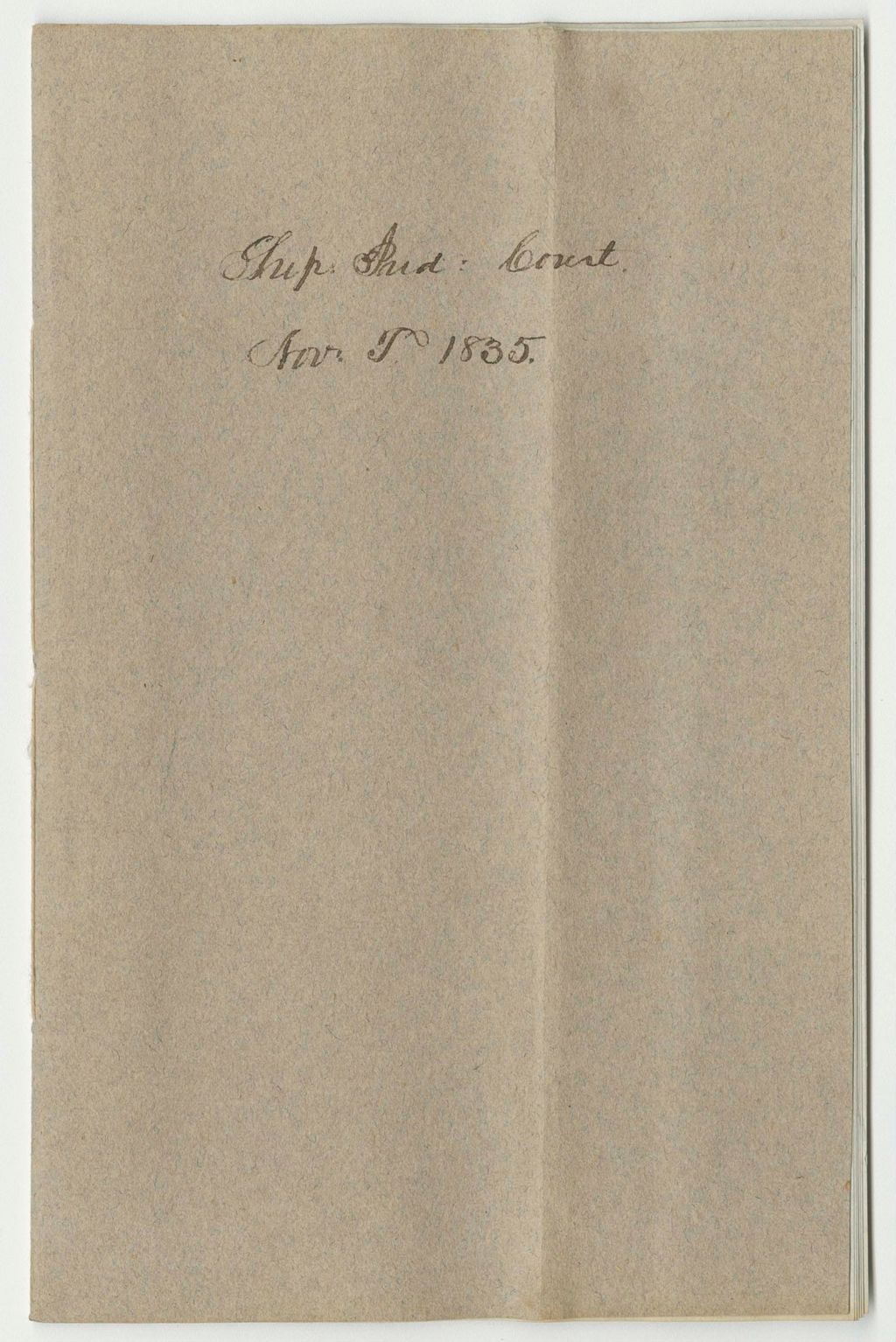 Miniature of Bills of Cost at the Supreme Judicial Court in Cumberland County, November Term 1835