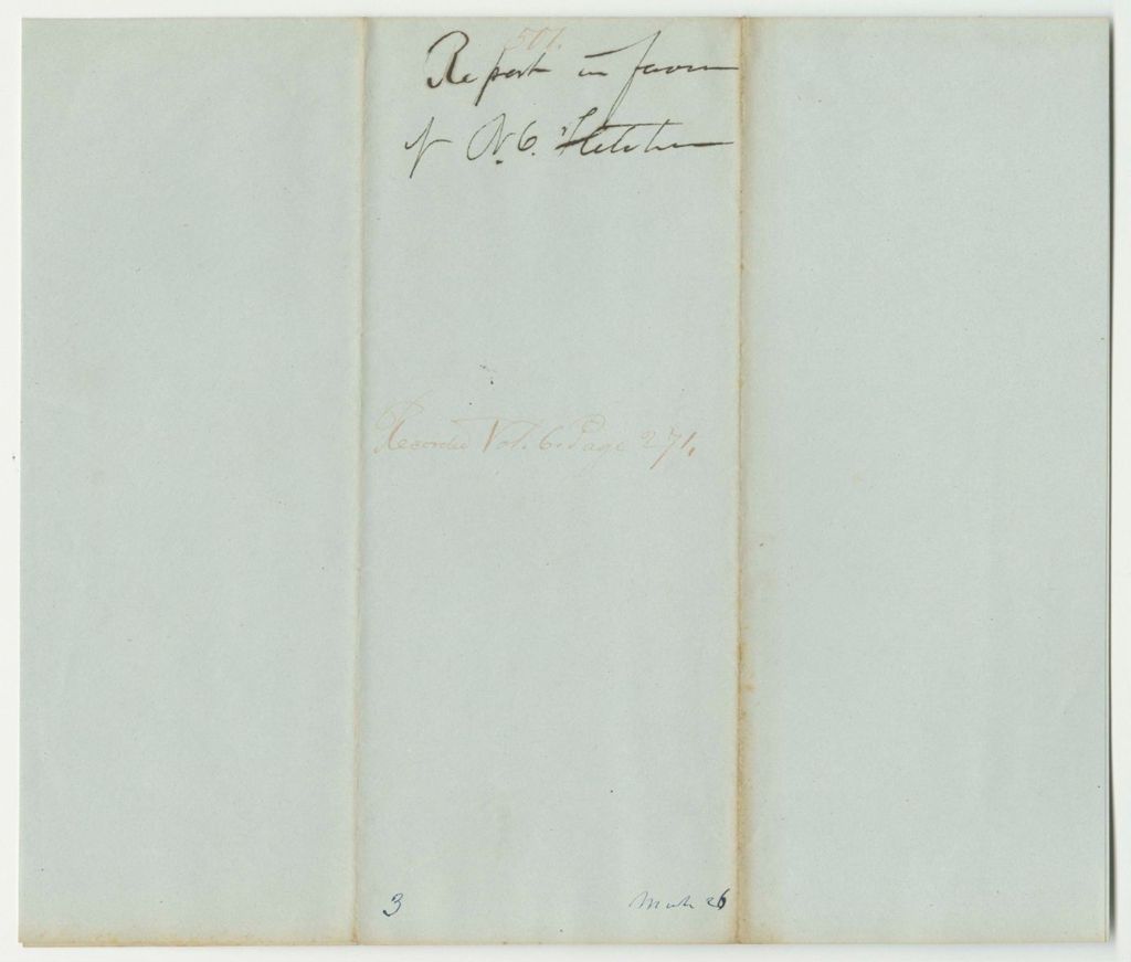 Miniature of Report 501: Warrant in Favor of N.C. Fletcher for Going to Saco on Business for the State