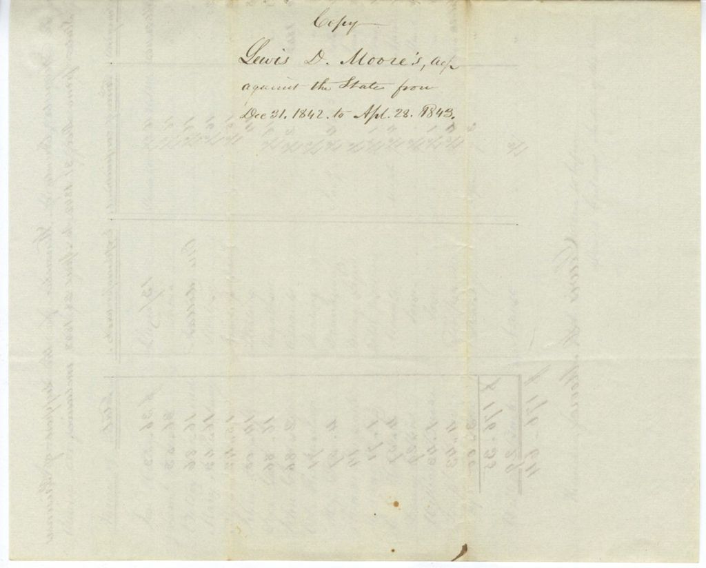 Miniature of Gaoler's Account, Augusta
