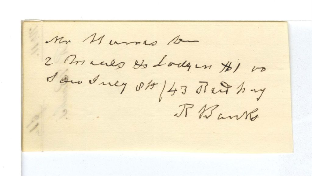 Miniature of Voucher, R. Banks