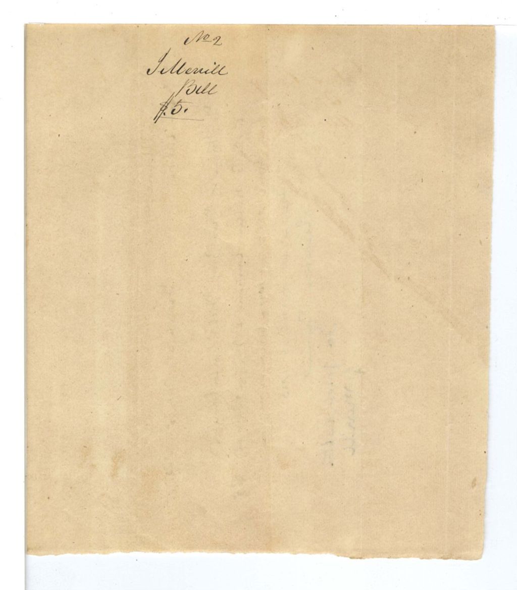 Miniature of Transportation - Bill No. 2: J. Menill