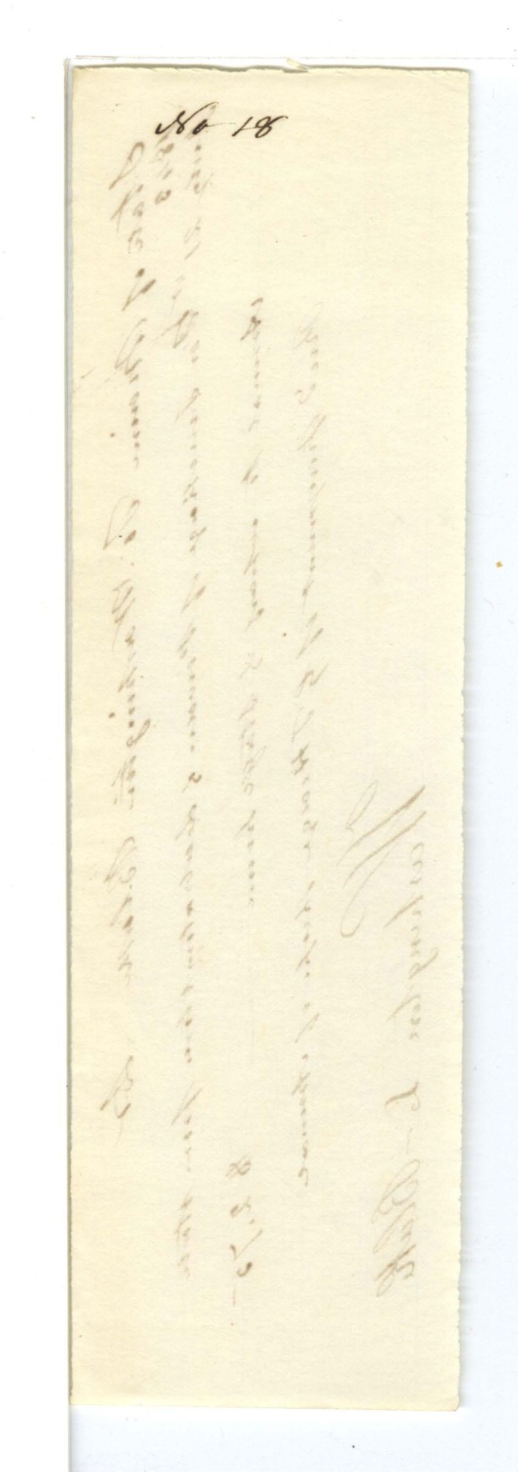 Miniature of Transportation - Bill No. 7: G. J. Hedge - Voucher No. 18: Washington Blake