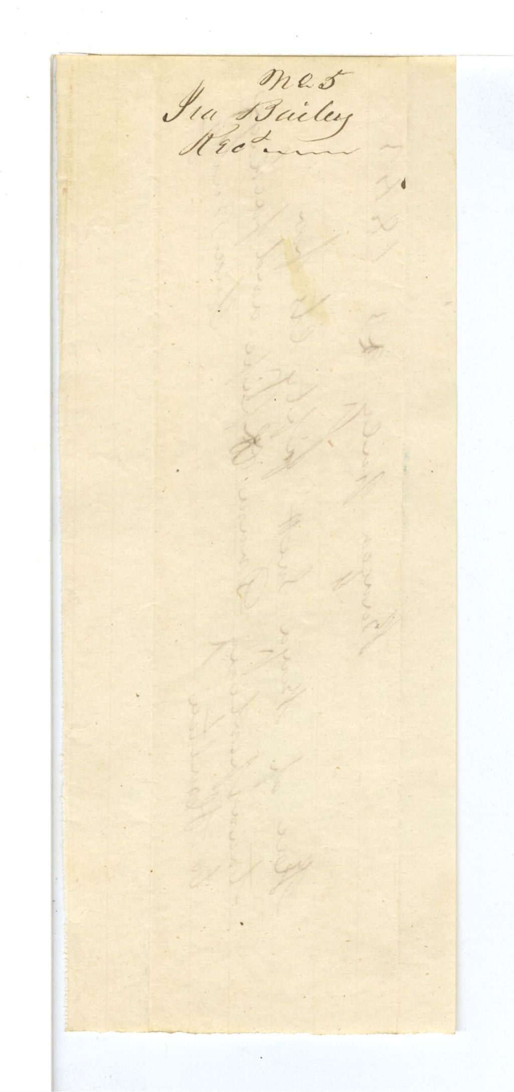 Miniature of Transportation - Bill No. 8: B. Swett - Voucher No. 5: J. Bailey