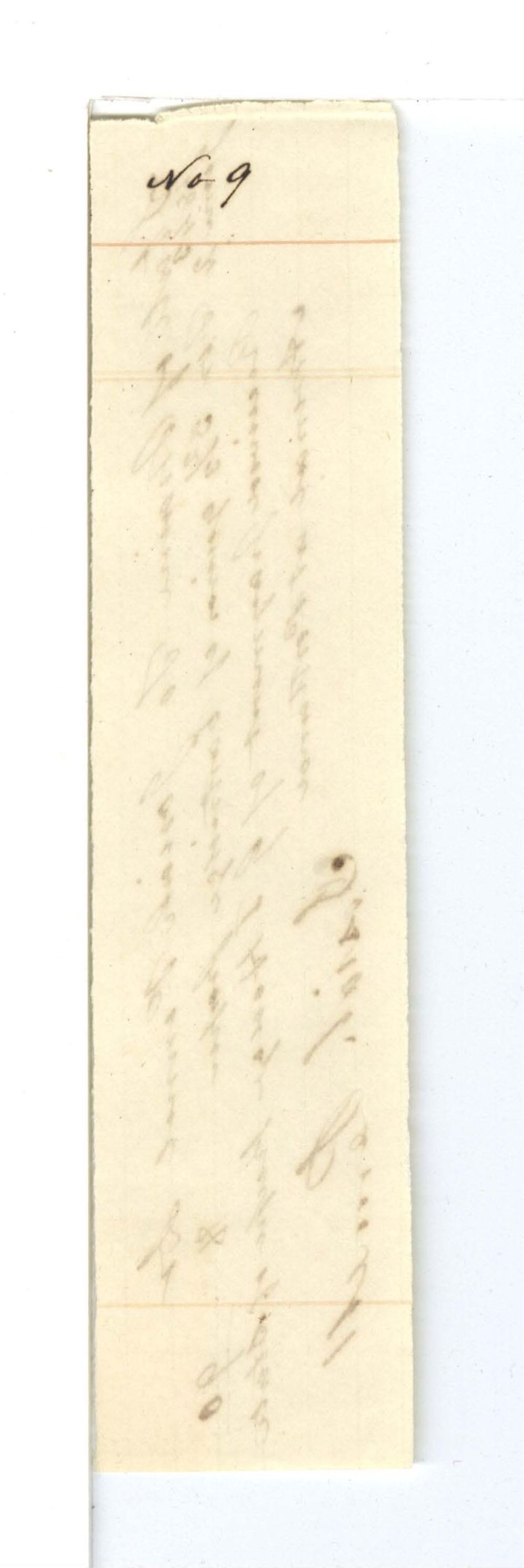 Miniature of Powder Laboratory Stores - Expenditures - Bill No. 9: Josiah [Perrell?]