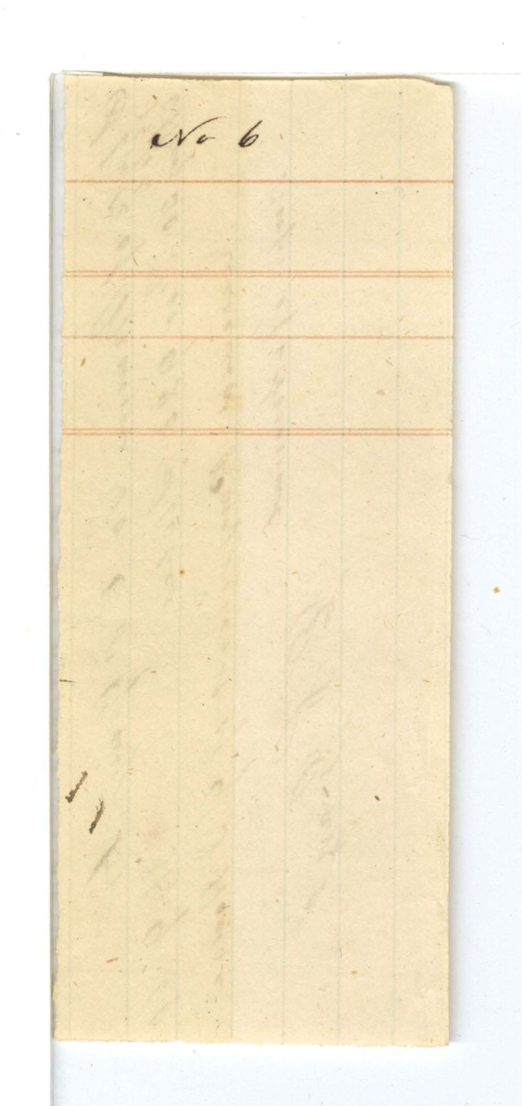 Miniature of Powder Laboratory Stores - Expenditures - Bill No. 6: [E. J. Gravy?]