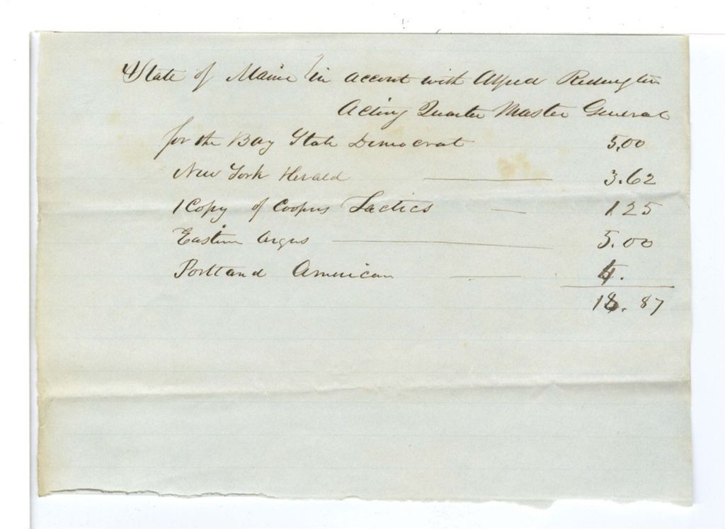 Miniature of Bill for newspapers