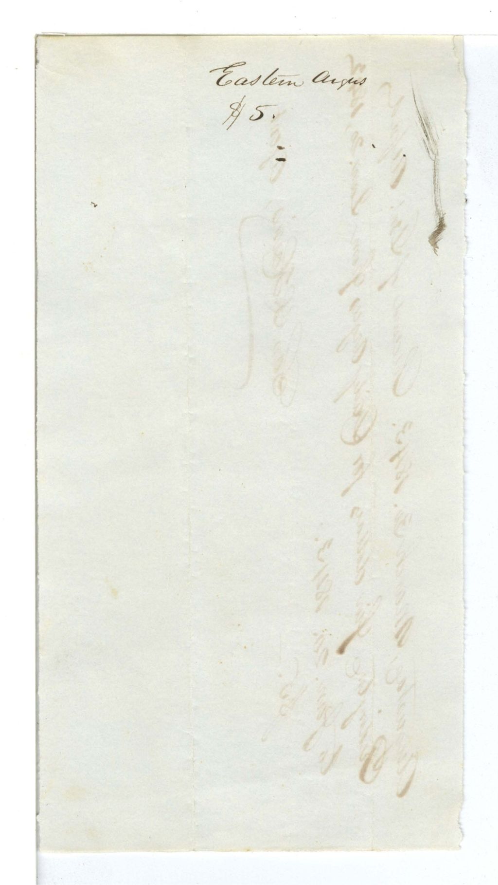 Miniature of Bill for newspapers - Eastern [Angus??]