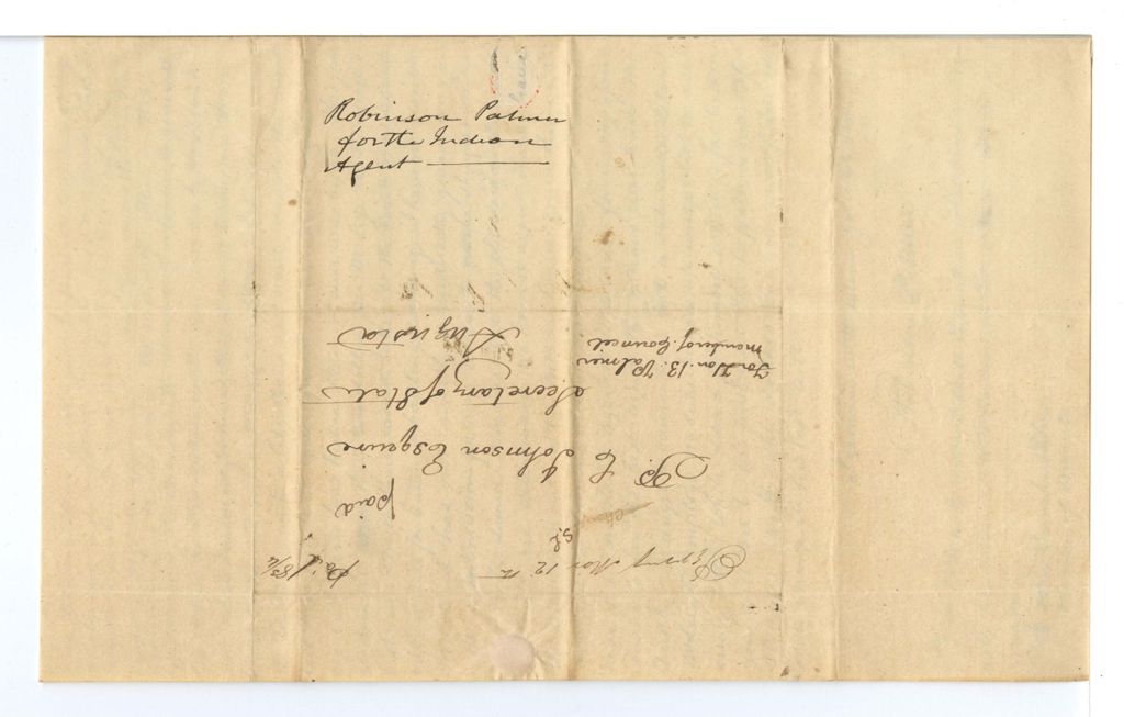 Miniature of Robinson Palmer [in defense of S. Leland]