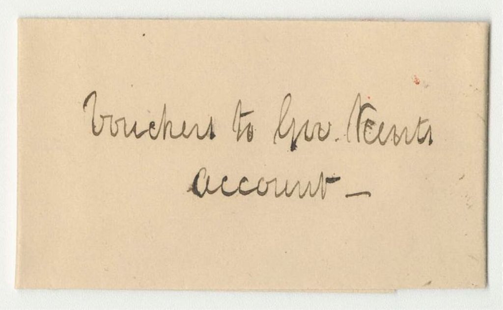 Miniature of Receipts from the Account of Edward Kent, Governor