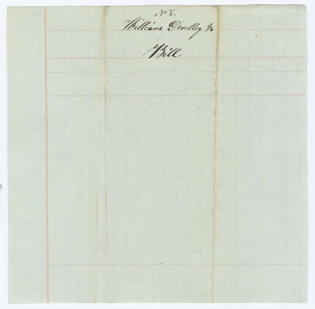 Miniature of Voucher 17: J. Webber Sub-Voucher 8:  William Dwelley
