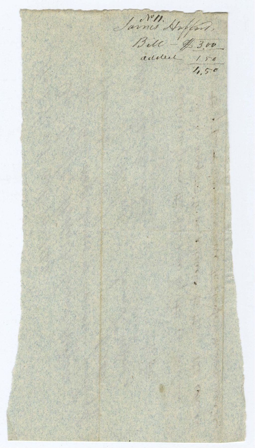 Miniature of Voucher 17: J. Webber Sub-Voucher 11: James Hafford