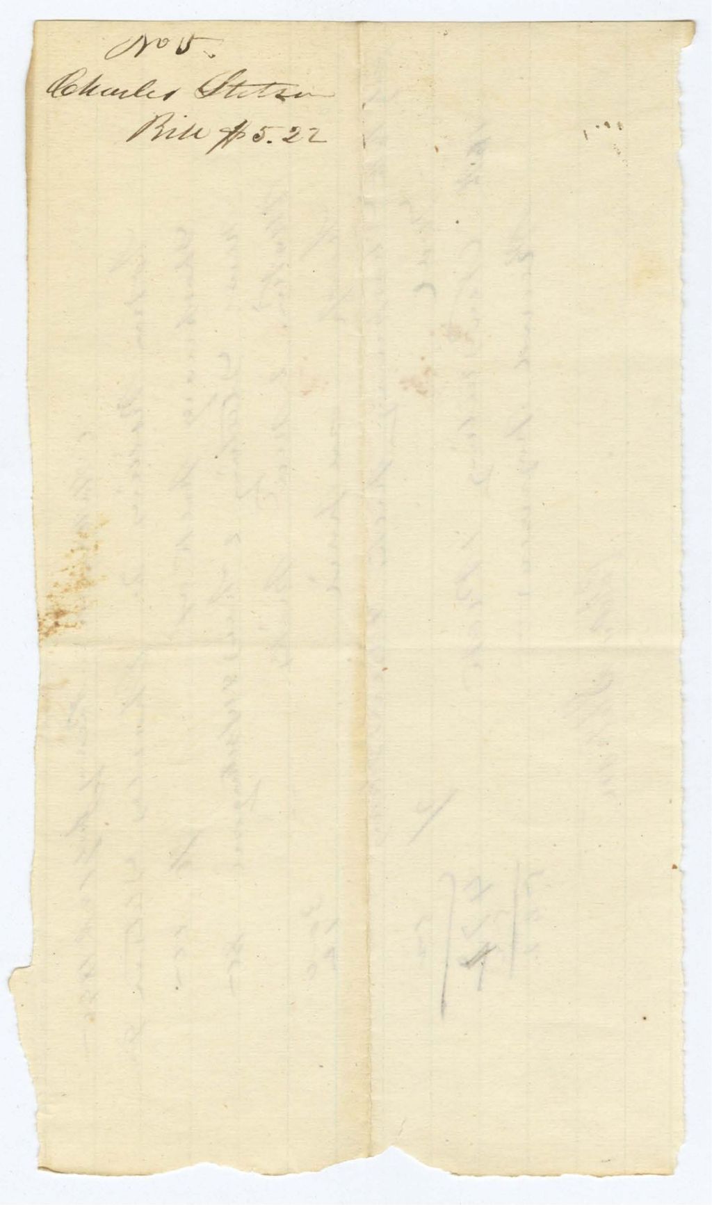 Miniature of Voucher 4: Rollins Sub-Voucher 5: Charles [Staton?]