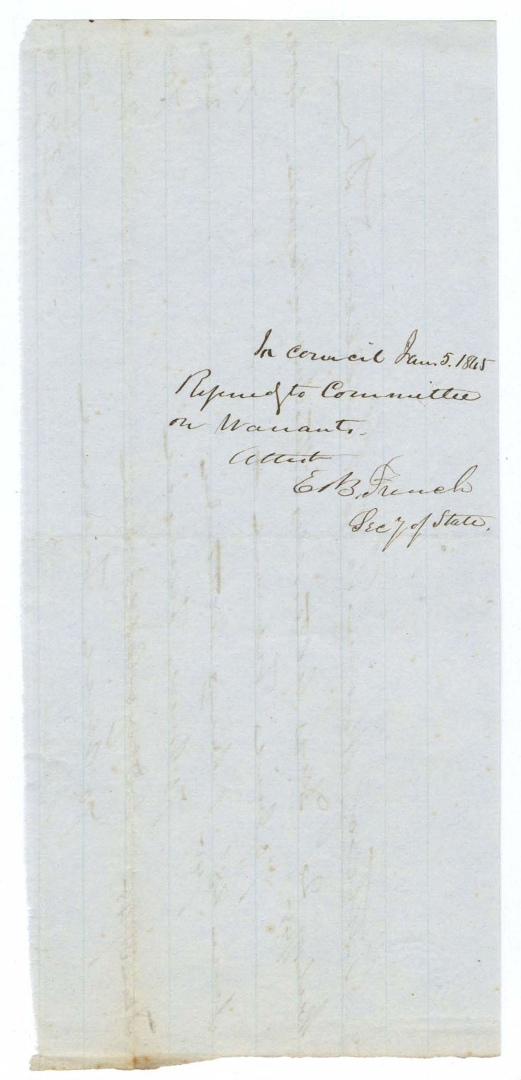 Miniature of Voucher, Cornelius Holland