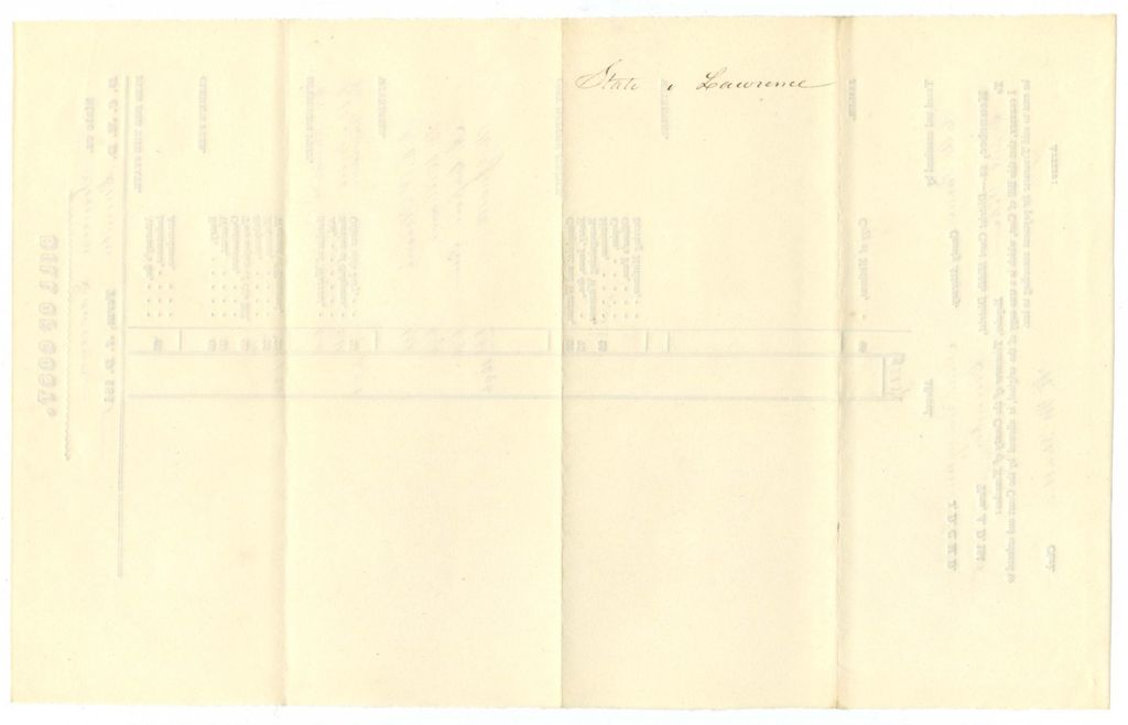 Miniature of Bill of Cost, State v. Simon Lawrence