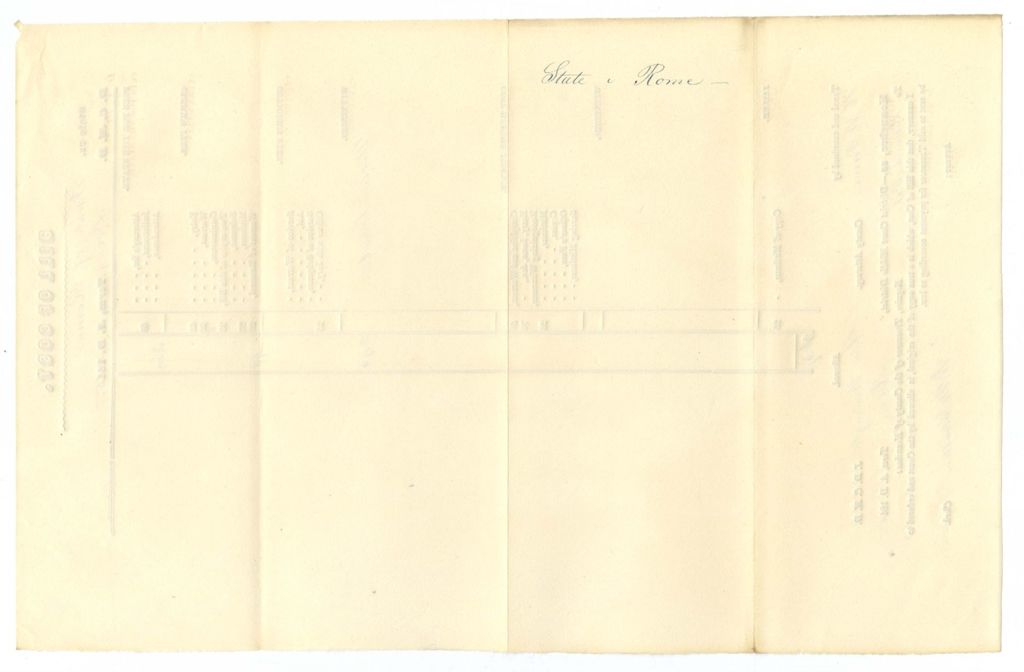 Miniature of Bill of Cost, State v. Inhabitants of Rome