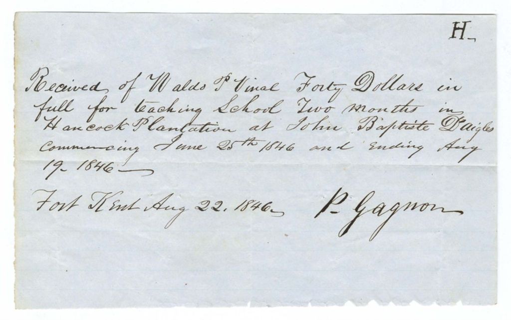 Miniature of Voucher, P. Gagnon