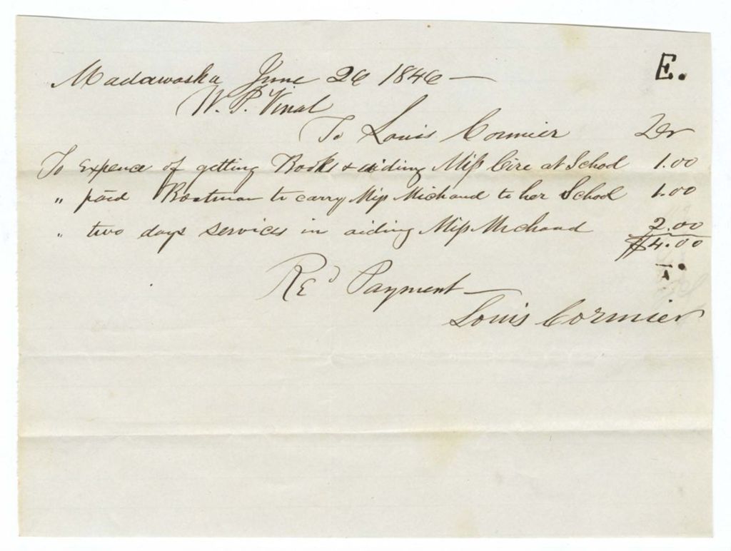 Miniature of Voucher, Louis Courrier