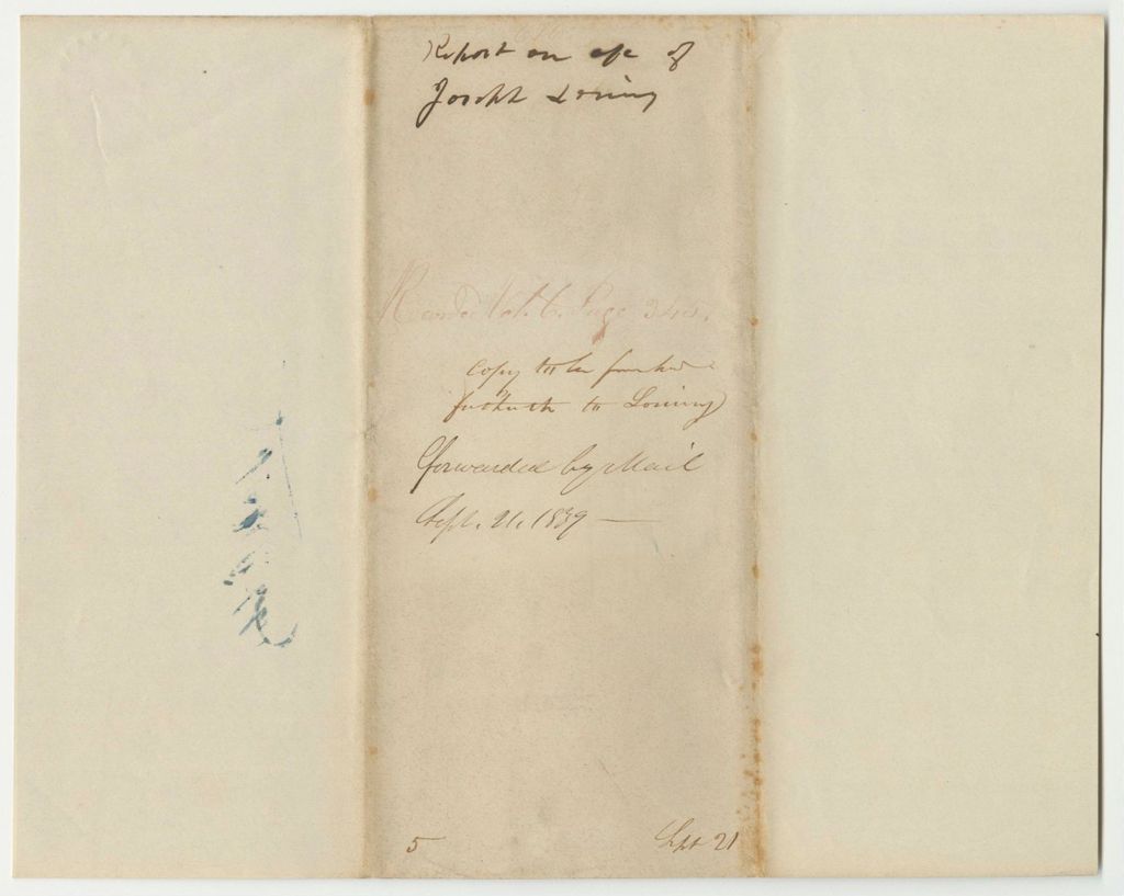 Miniature of Report 616: Report on the Account of Joseph Loring, Agent to Repair the Baring to Houlton Road Through Indian Township