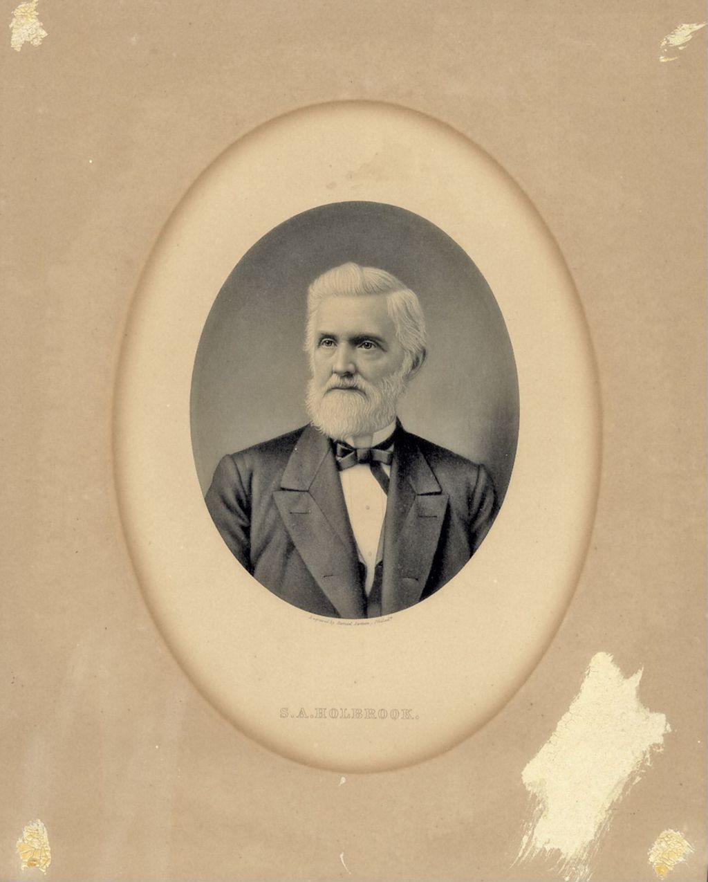 Miniature of Samuel A. Holbrook (1880-1884)