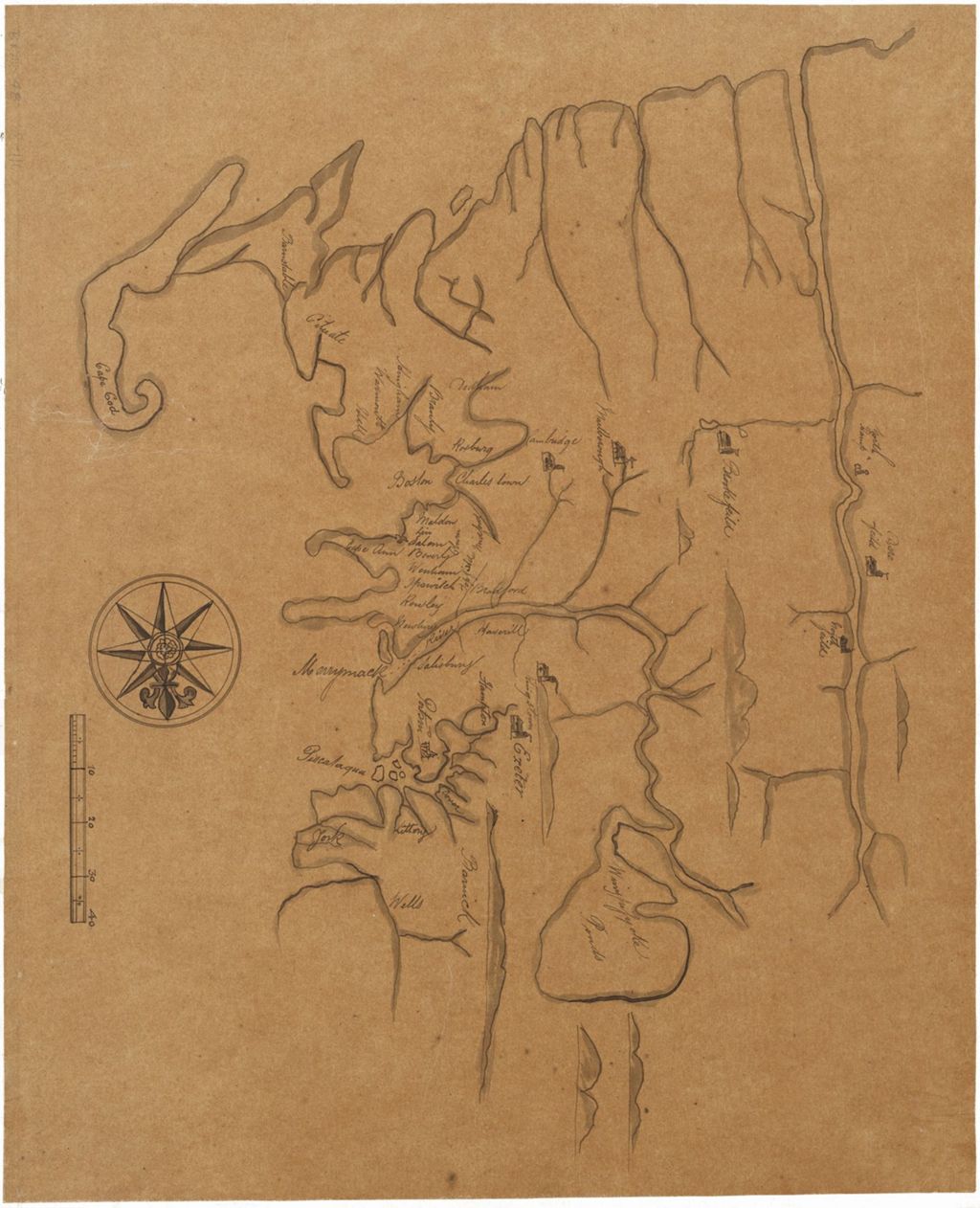 Miniature of BMC 49--Coast of New England from Berwick, Maine to Cape Cod