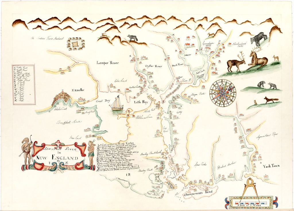 Miniature of BMC 54--Pascatway River in New England, circa 1670
