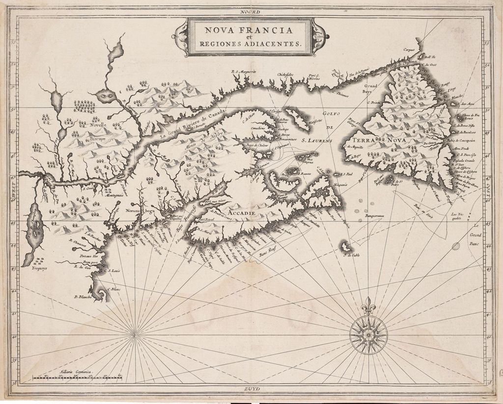 Miniature of BMC 63--Nova Francia et Regiones Adiacentes, 1633
