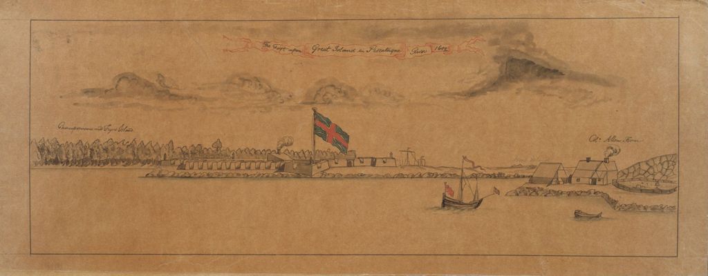 Miniature of BMC 81--The Fort Upon Great Island In Piscataqua River 1699