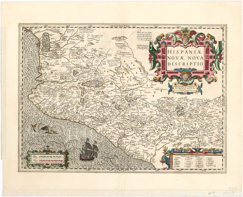Miniature of BMC 07--Hispaniae Novae Nova Descriptio; circa 1606