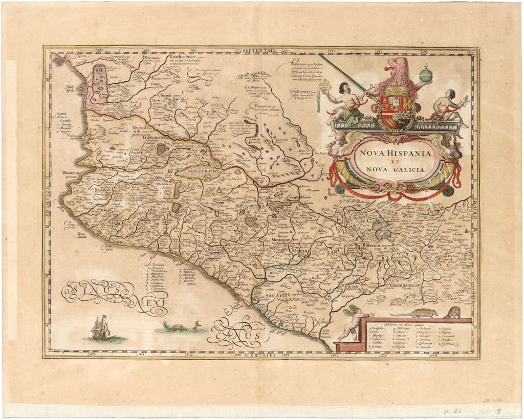 Miniature of BMC 08--Nova Hispania, et Nova Galicia; 1638