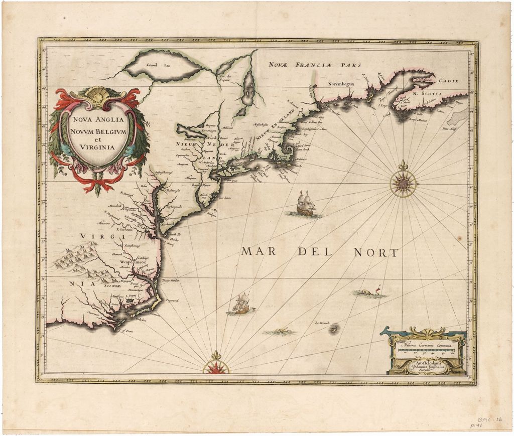 Miniature of BMC 16--Nova Anglia Novum Belgium et Virginia, 1639