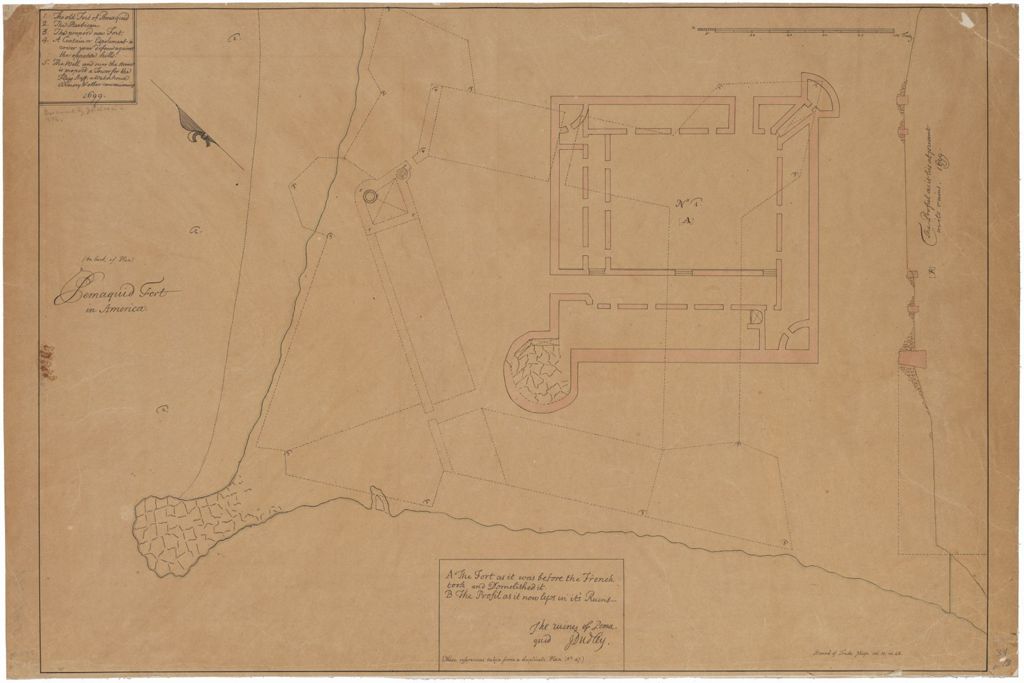 Miniature of BMC 34--Pemaquid Fort in America