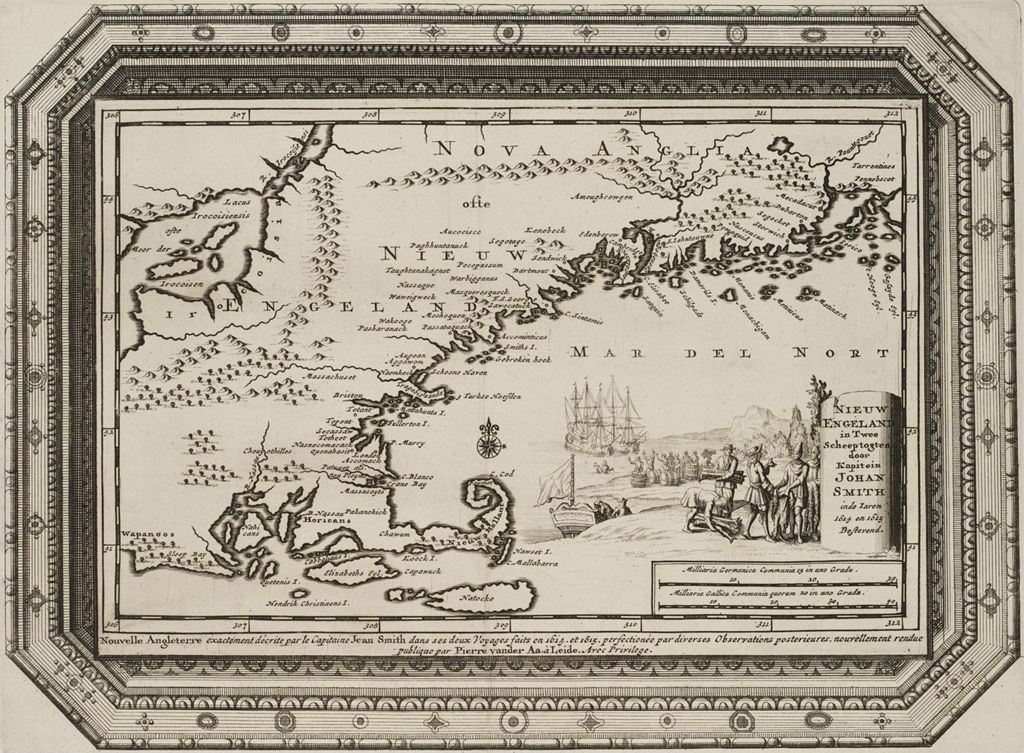 Miniature of BMC 38--Nieuw Engeland in Twee Scheeptogten door Kapitein Johan Smith inde Iaren 1614 en 1615 Bestevend