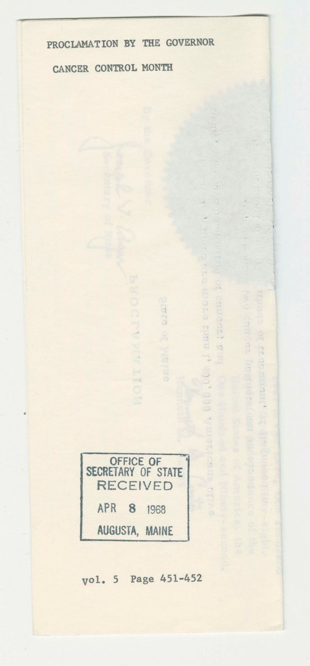 Miniature of Cancer Control Month