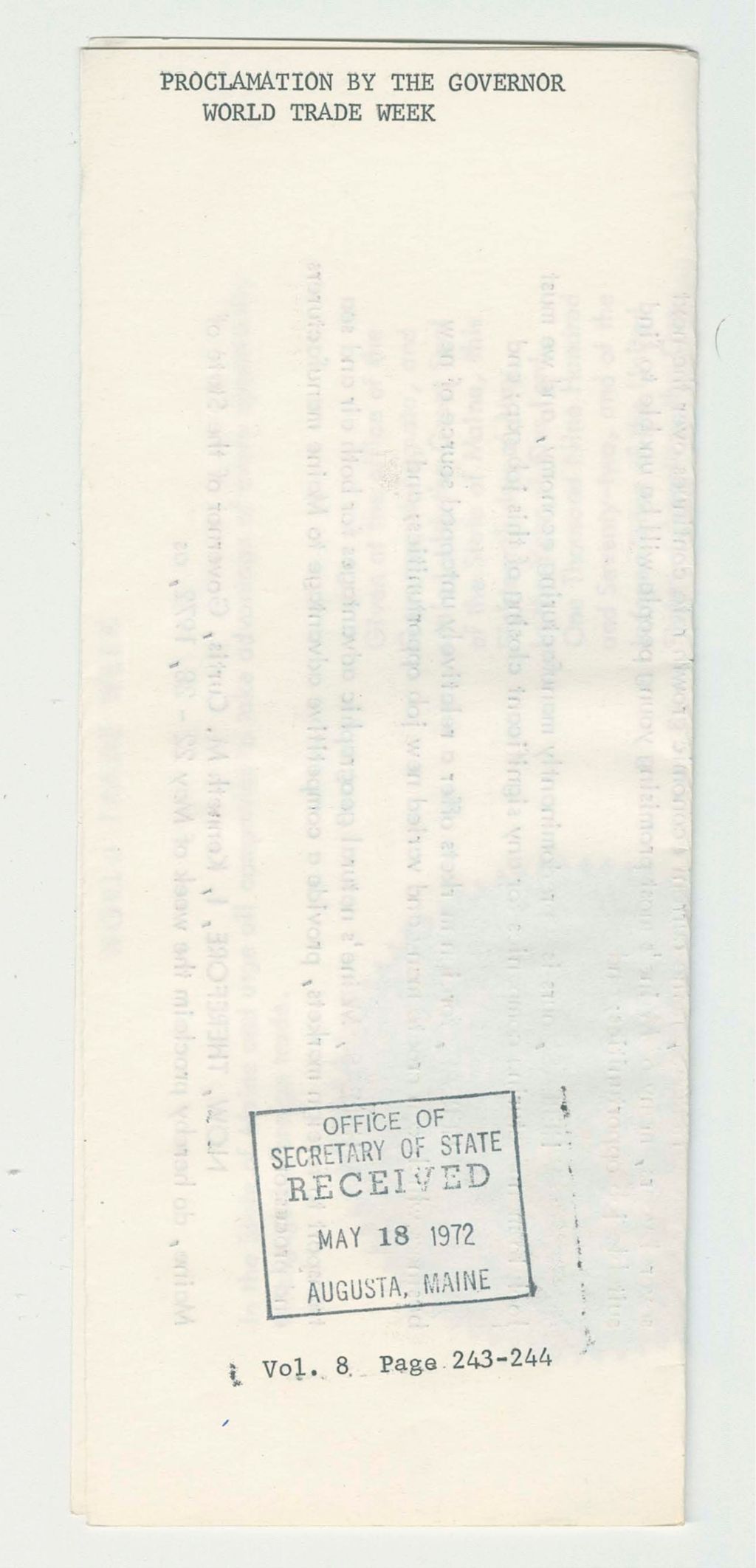 Miniature of World Trade Week