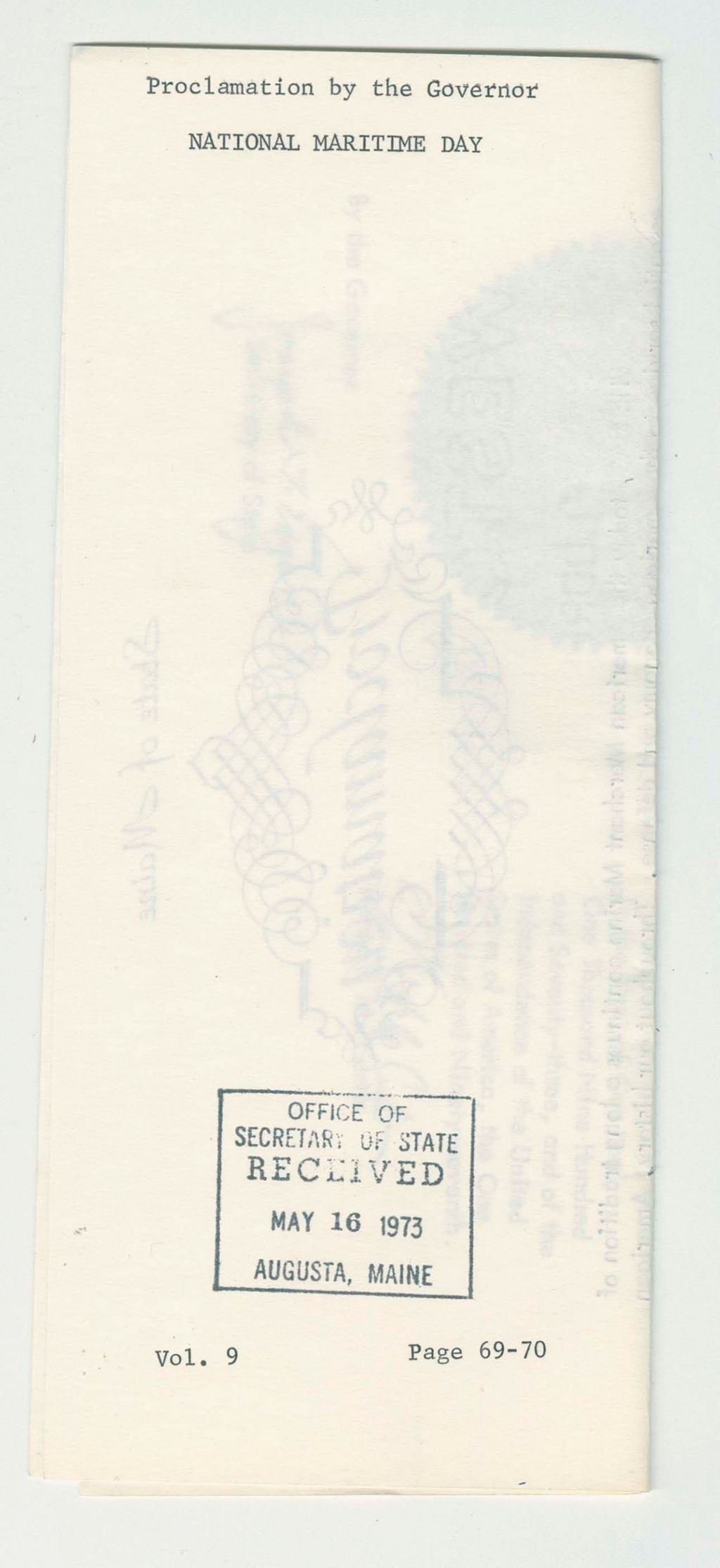 Miniature of National Maritime Day
