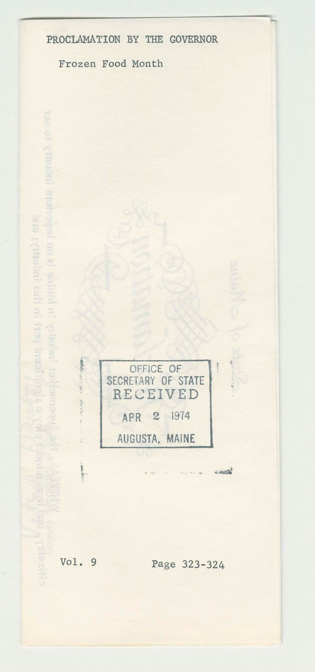 Miniature of Frozen Food Month