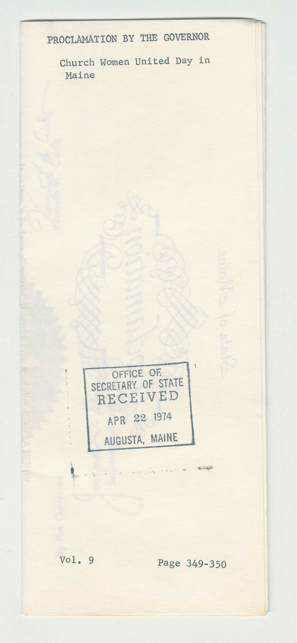 Miniature of Church Women United Day in Maine