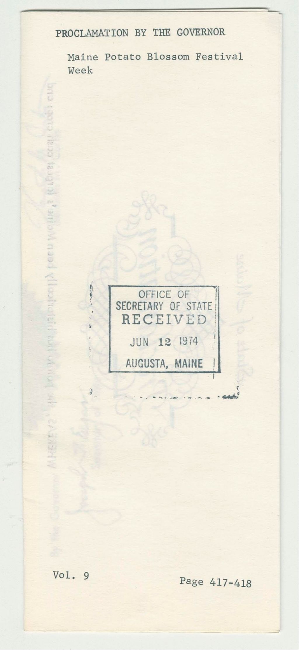 Miniature of Maine Potato Blossom Festival Week