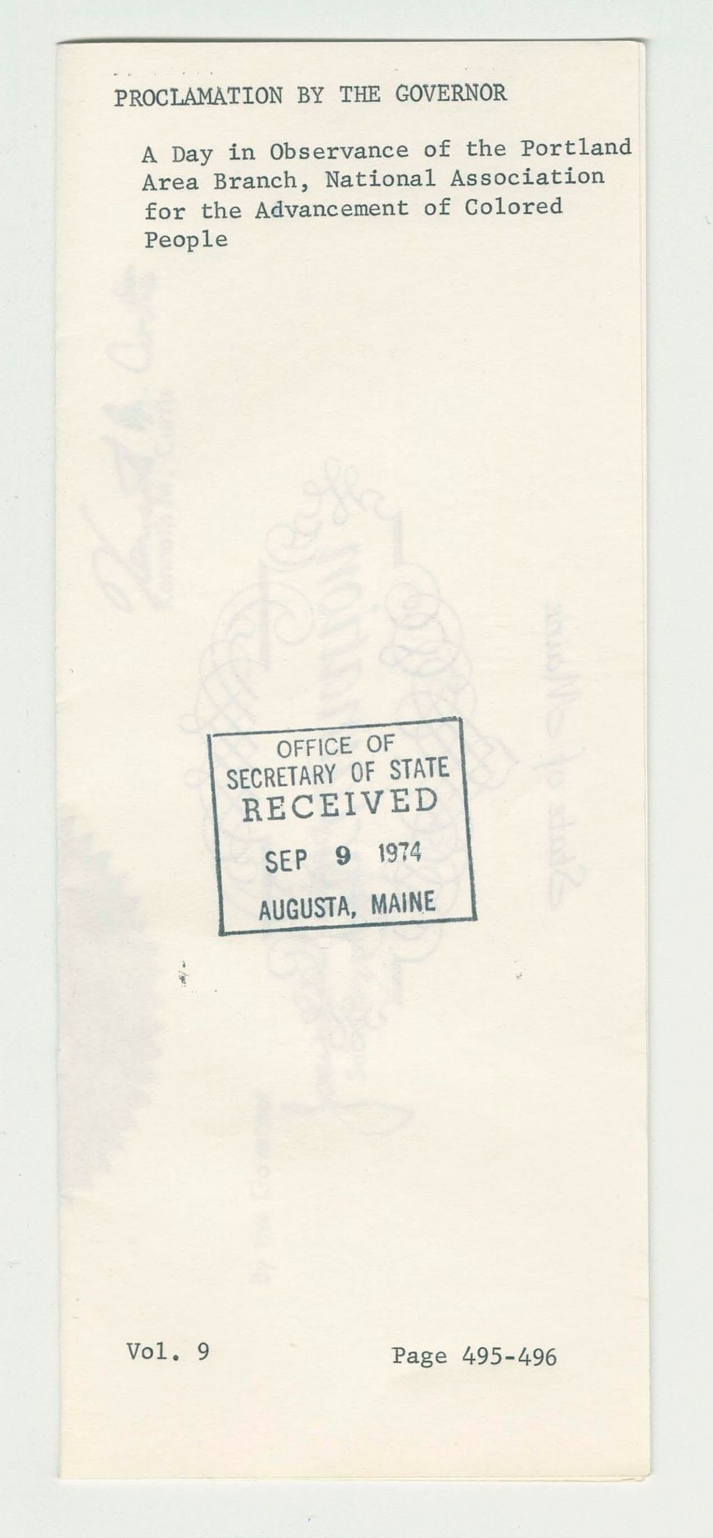 Miniature of A Day in Observance of the Portland Area Branch, National Association for the Advancement of Colored People