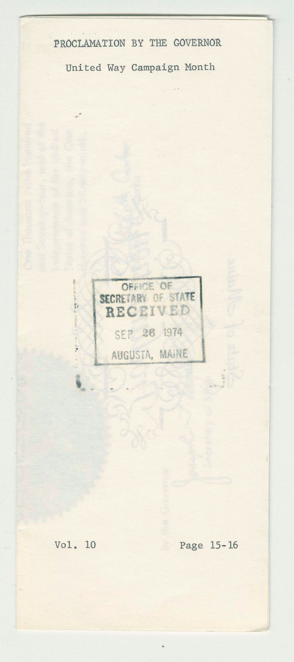 Miniature of United Way Campaign Month
