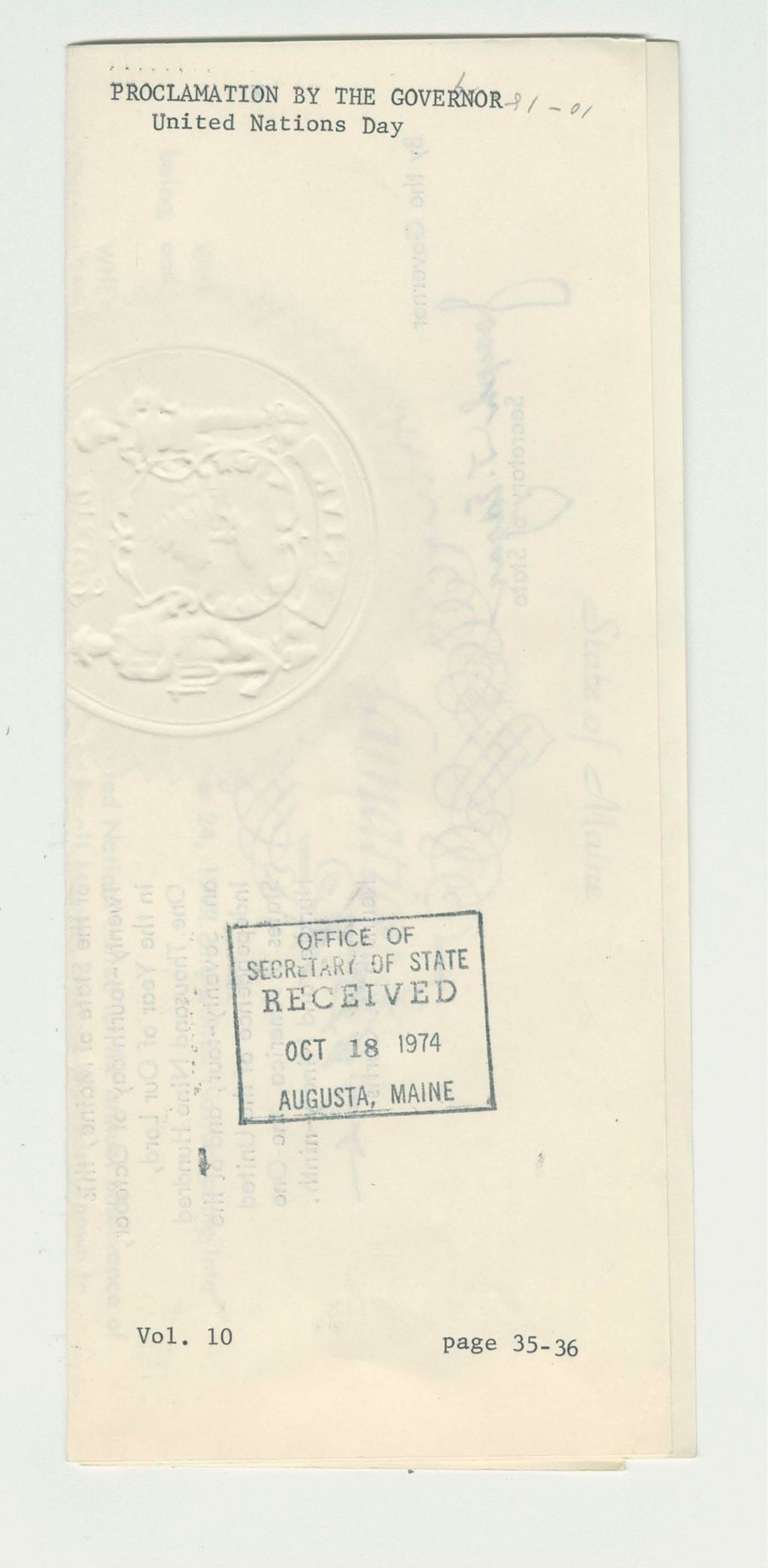 Miniature of United Nations Day