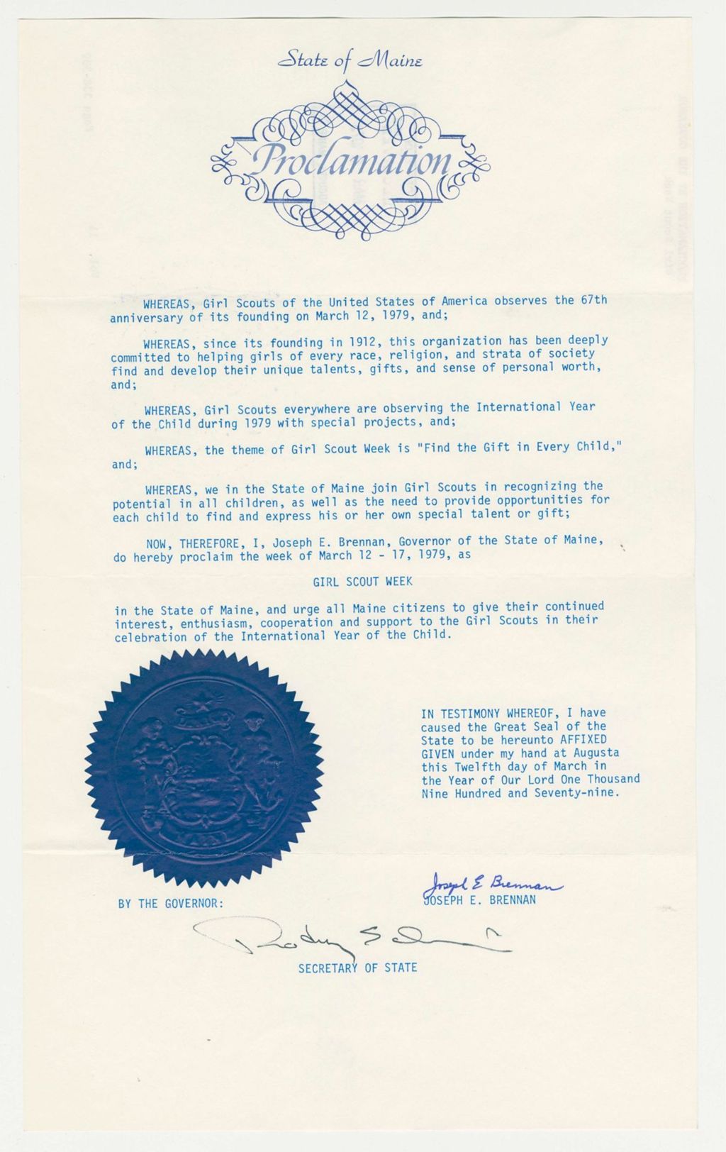 Miniature of Girl Scout Week