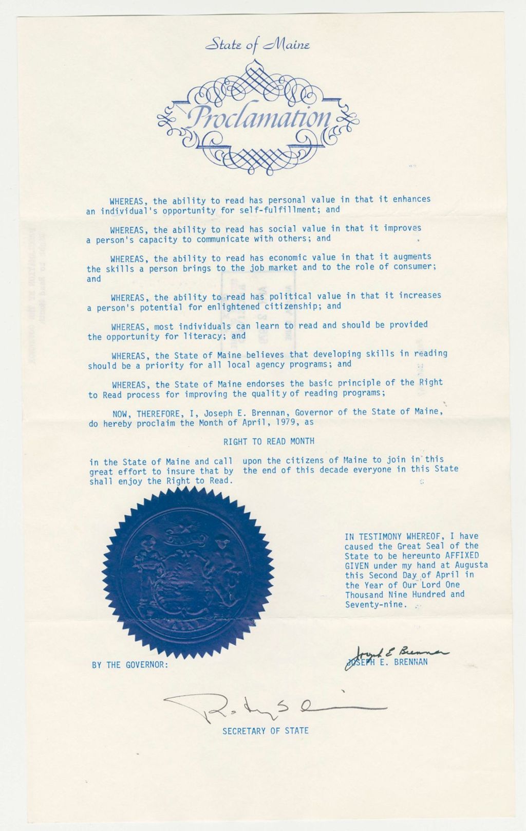Miniature of Right to Read Month