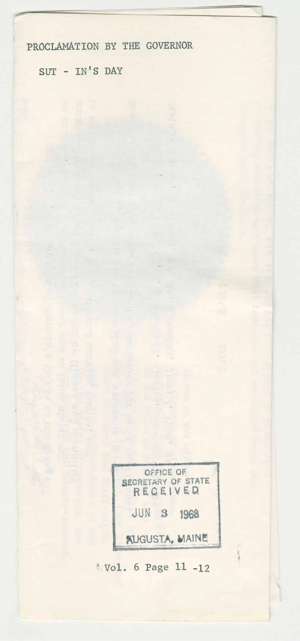 Miniature of Shut-In's Day