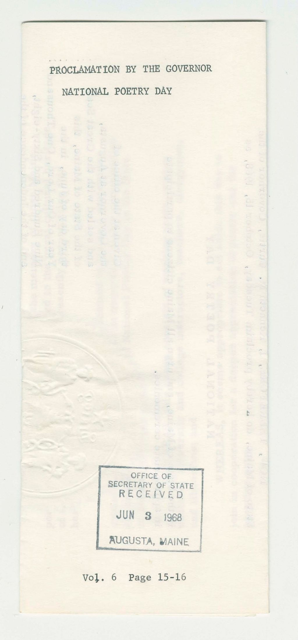 Miniature of National Poetry Day