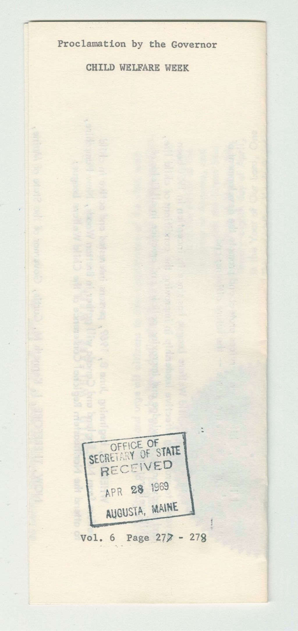 Miniature of Child Welfare Week