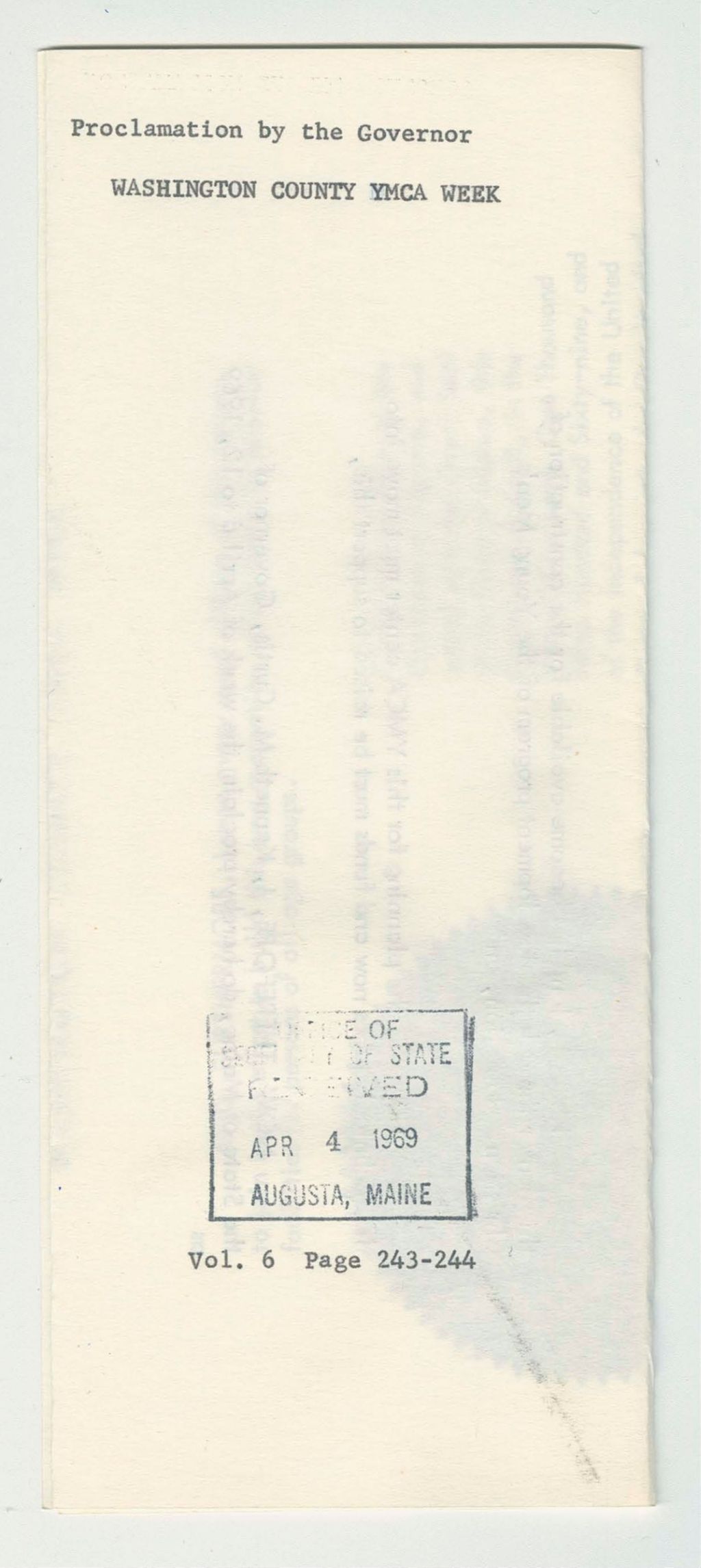 Miniature of Washington County YMCA Week